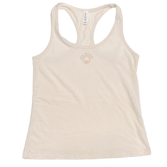 Womens Tank Cream Color - Sama Yoga House